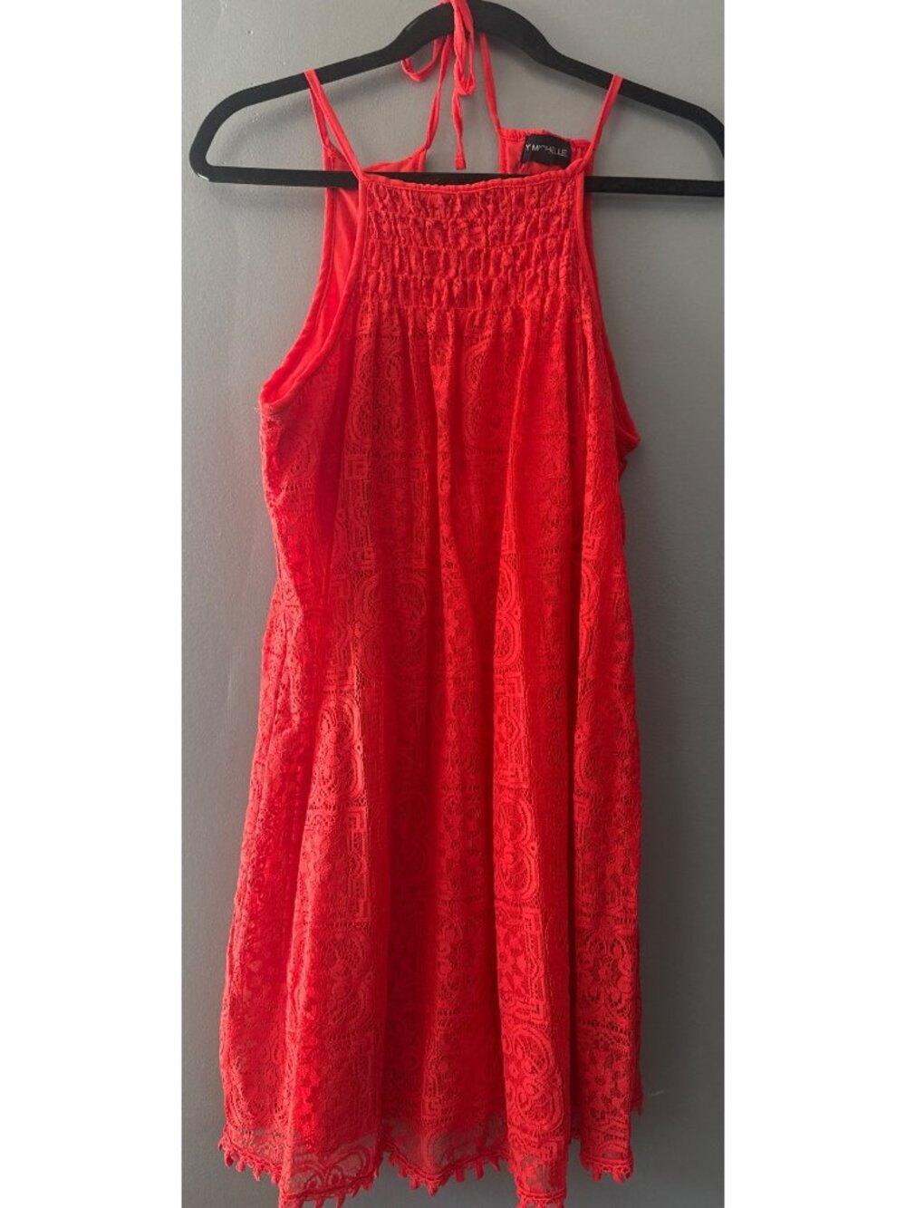 My Michelle Skater Dress Size L Fit & Flare Flowy Feminine Party Casual Chic